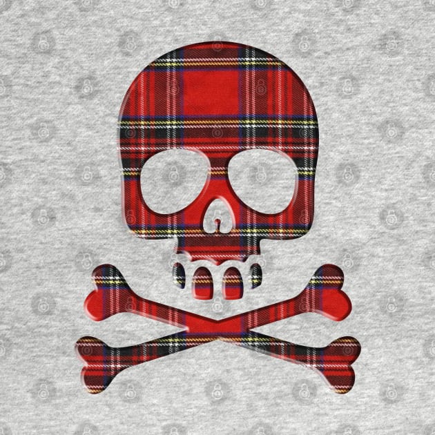 SKULL AND PLAID BONES by BG305